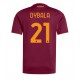AS Roma Paulo Dybala #21 Domácí Dres 2025-26 Krátkým Rukávem